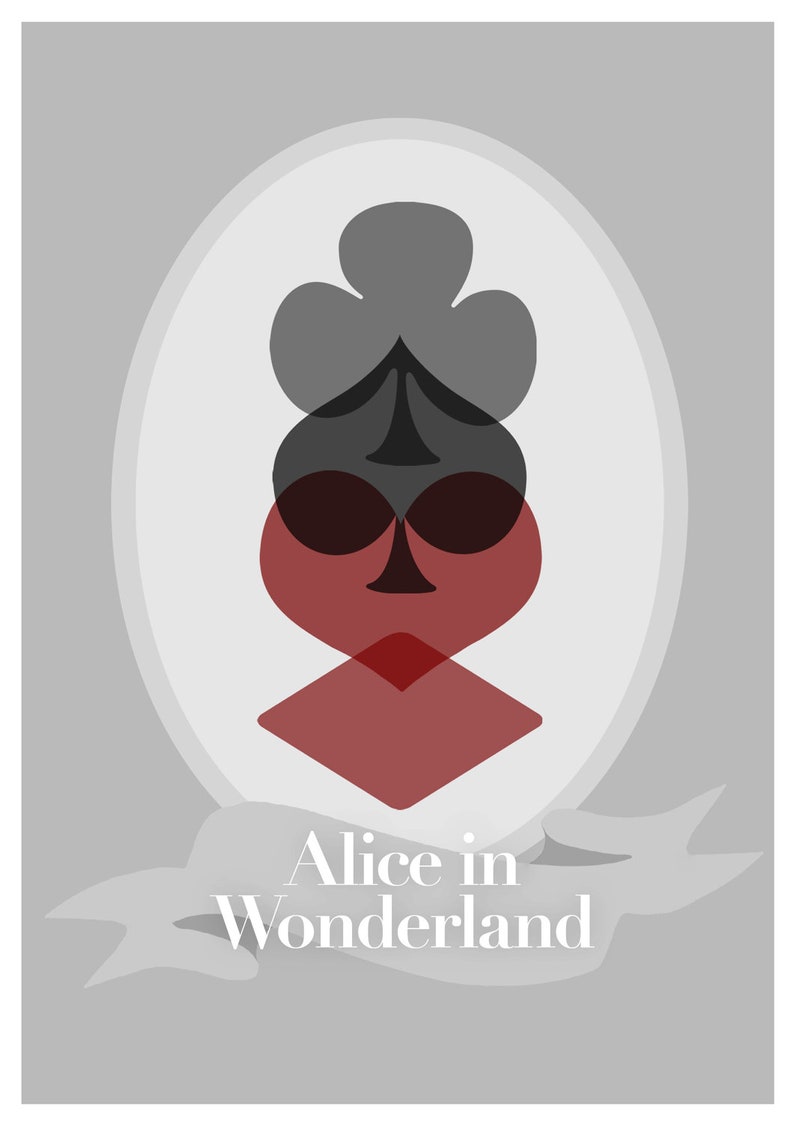 Disney's Alice in Wonderland Minimalist Poster - Etsy