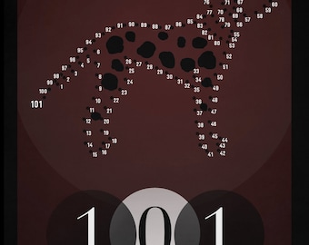 Disney's 101 Dalmatians Minimalist Poster