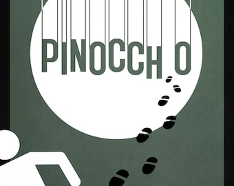 Disney's Pinocchio Minimalist Poster