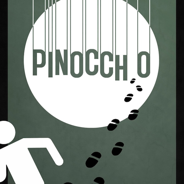 Disney's Pinocchio Minimalist Poster