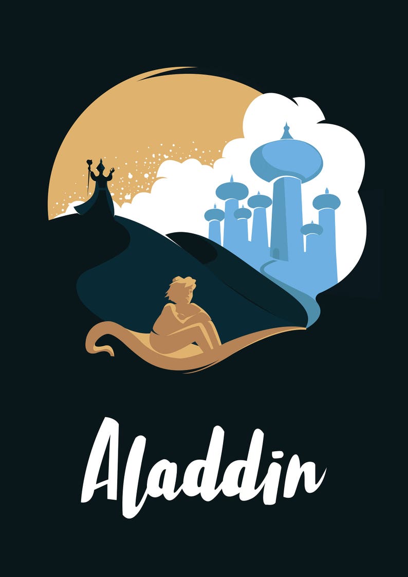 Disney's Aladdin Minimalist Poster image 1