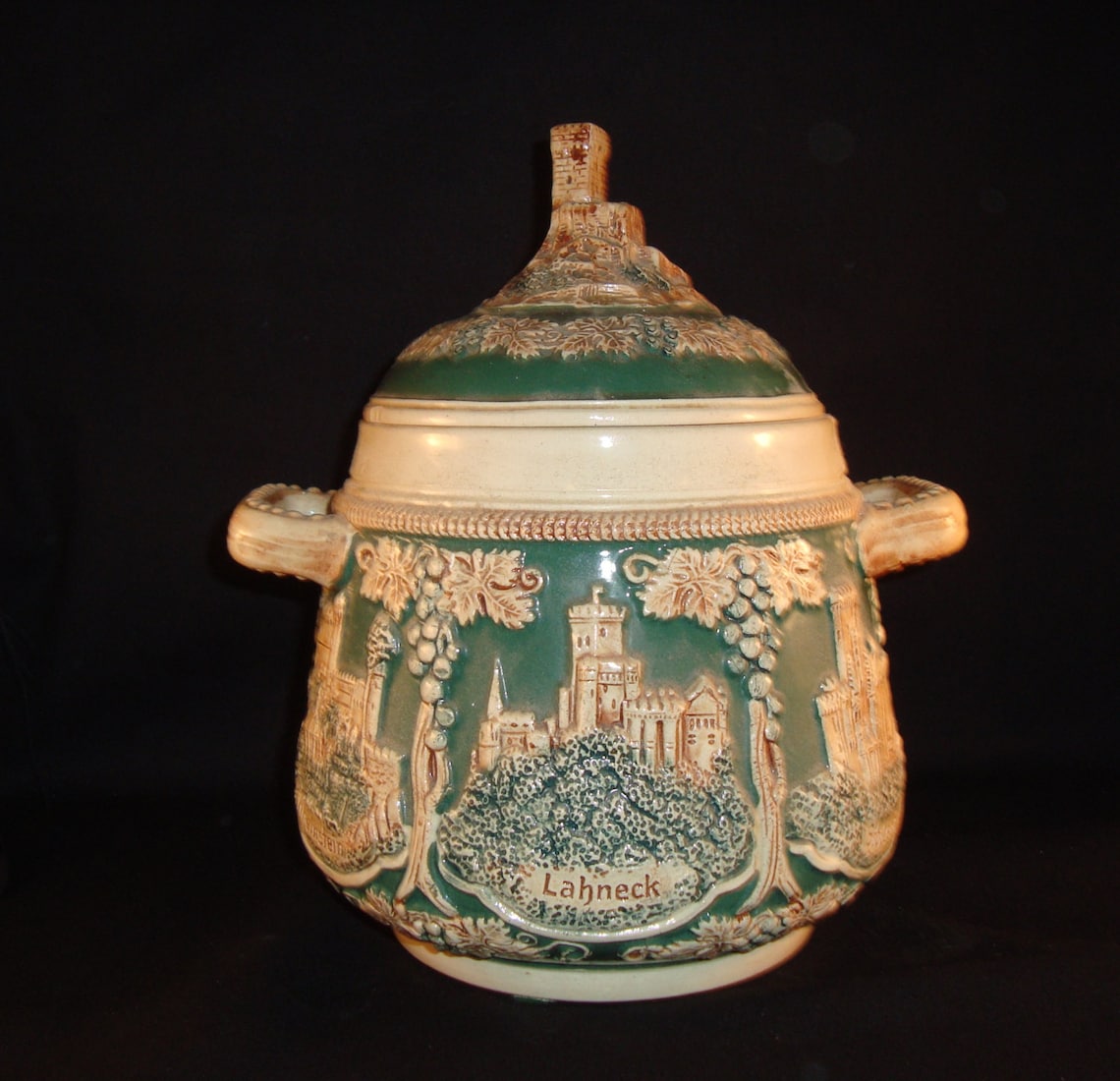 German Cookie Jar Rumtopf Punch Bowl Etsy