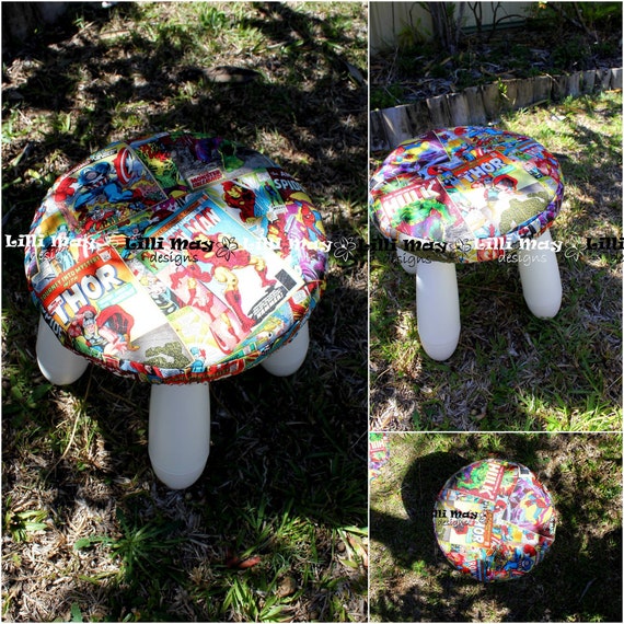 Ikea Kids Stool Cover Padded to Fit MAMMUT STOOL Ikea Stool