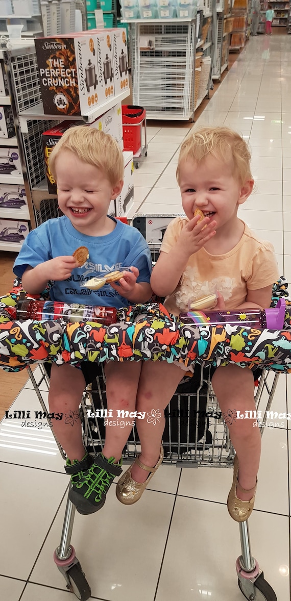 twin shopping cart cover