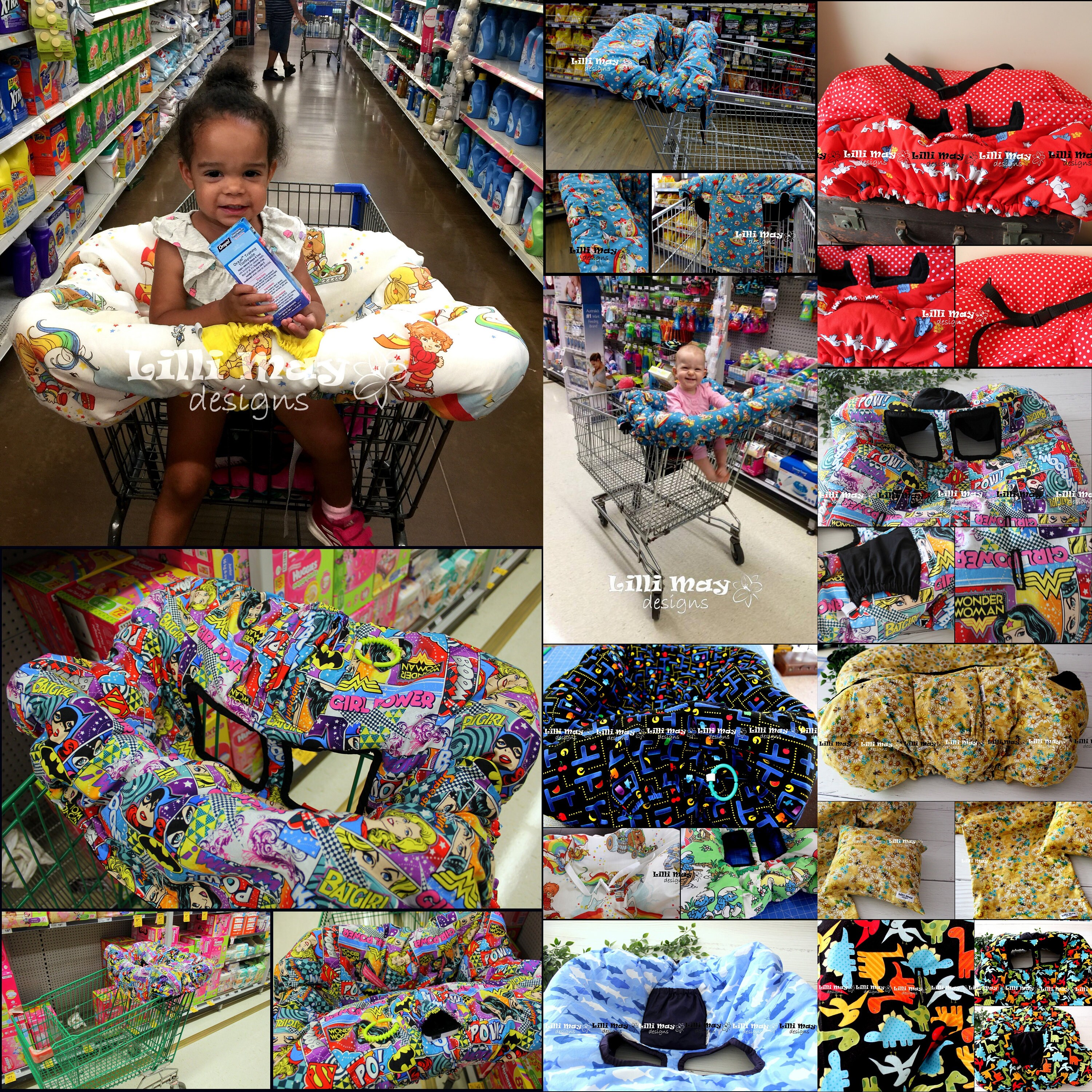 Baby Shopping Cart Cover Etsy