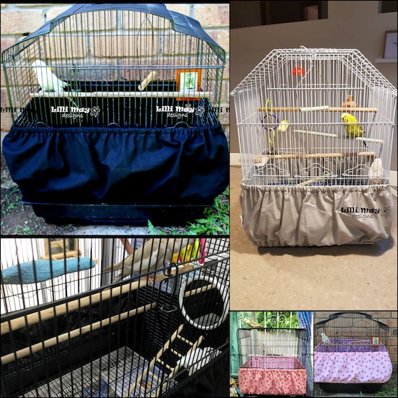 A birdcage turned into a rat cage