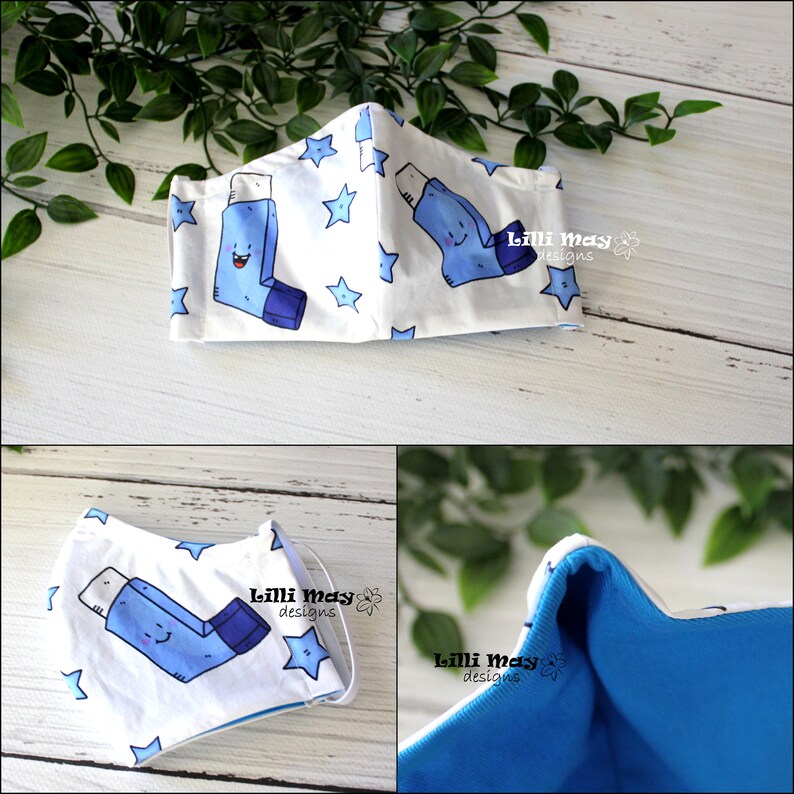 Asthma Storage Bag // Inhaler & Spacer Storage Zippered PADDED Etsy