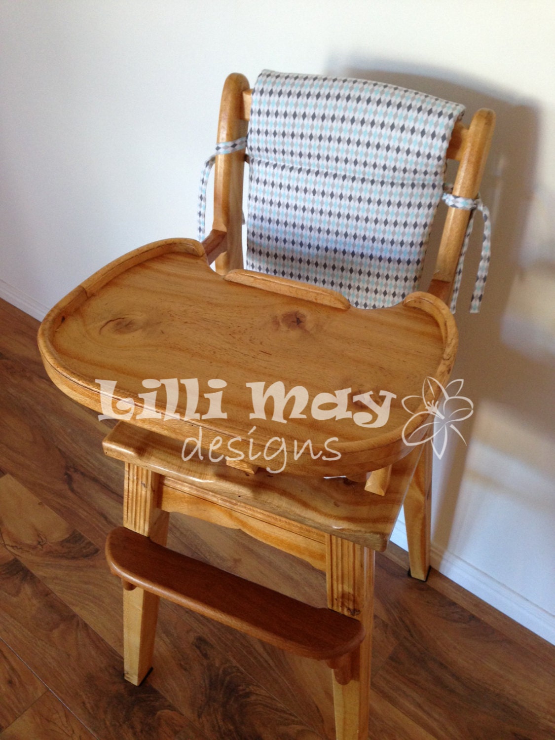 Wooden HIGH CHAIR Cushion// for vintage chair//Pad// Custom | Etsy