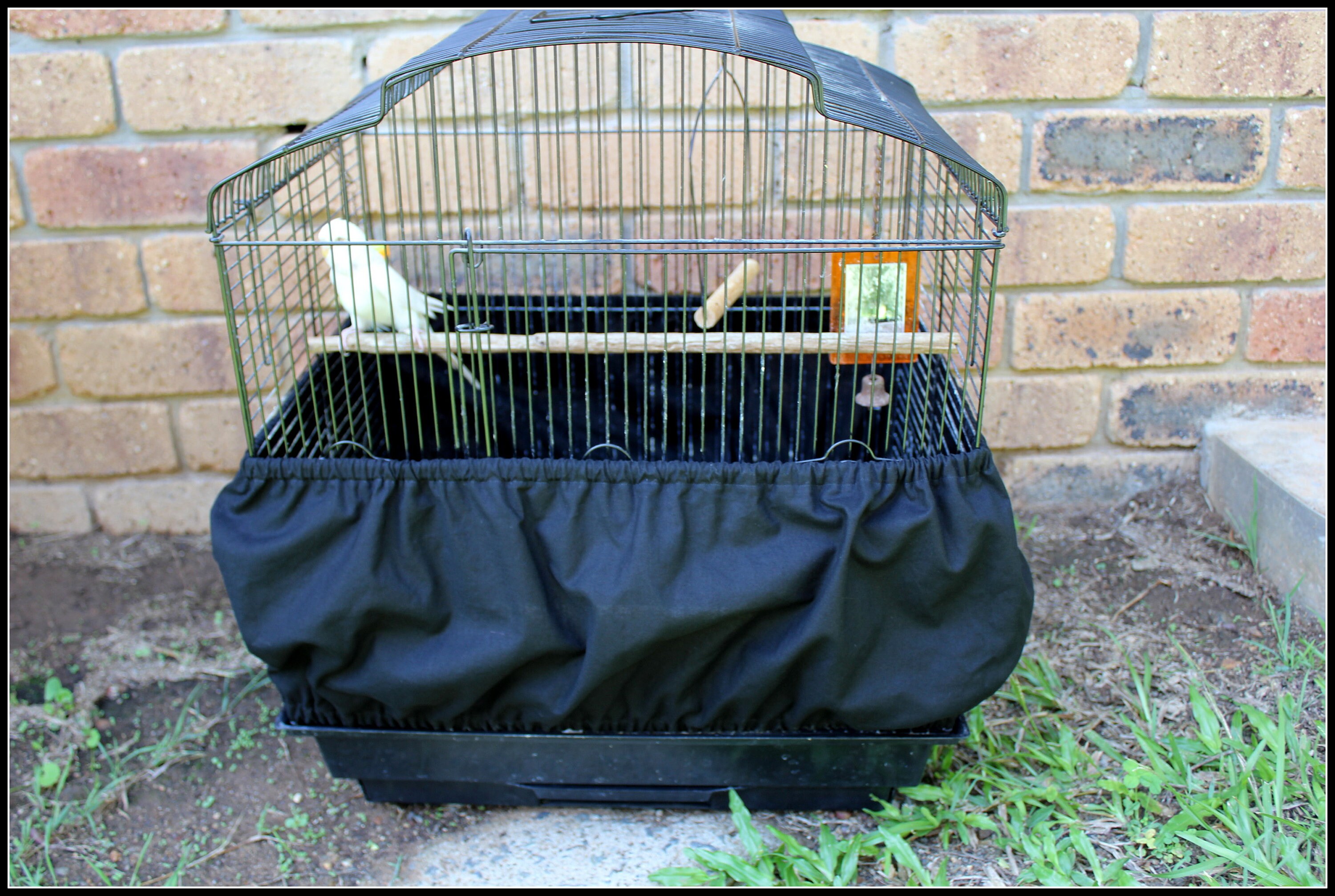 budgie cage skirt