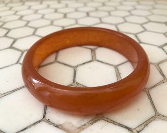 Asian Amber Jade Bangle