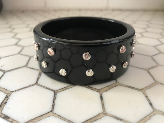 Bracelet with nailhead best sale