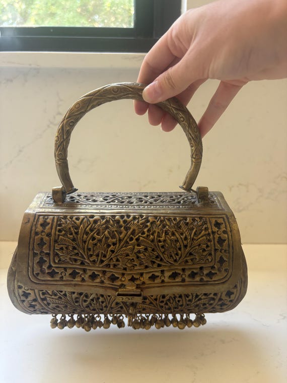 Indian Antique-style Gold Purse