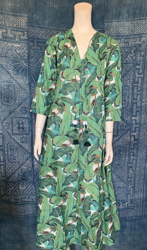 Banana leaf print dress online