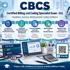 Przygotowanie do egzaminu CBCS Certified Billing and Coding Specialist 2026 – pytania praktyczne i przewodnik po USA