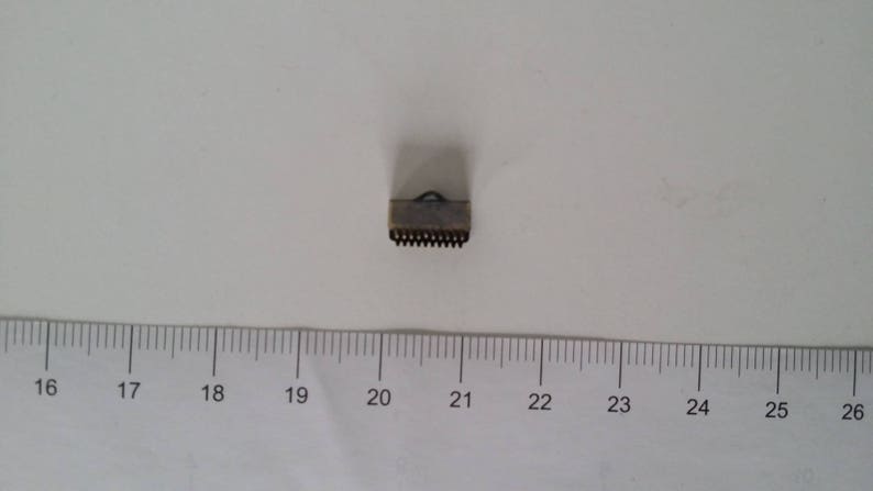 Embout en laiton pour ruban 10 mm x 5 mm image 1