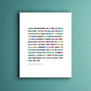 Cytochrome 450 SE1 Amino Acid Sequence, Chemistry Art, Science Art, sciart, biology art, medical print, science print, biology print