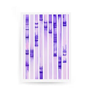 Electrophoresis 13, science, science art, science print, genetics, biology, dna, dna art, genetics print, science gift, watercolor print