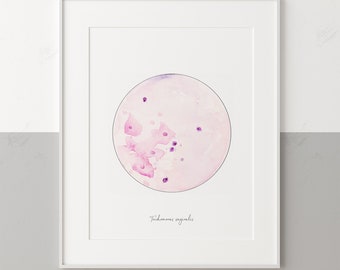 Trichomonas vaginalis, parasitology, parasite, Science Print, Art Print, Microbiology, Microbes, medicine, gynecology, obstetrics