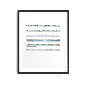 CA6, carbonic anhydrase, Science art, biology art, science gift, protein art, laboratory, chemistry print, science print, watercolor