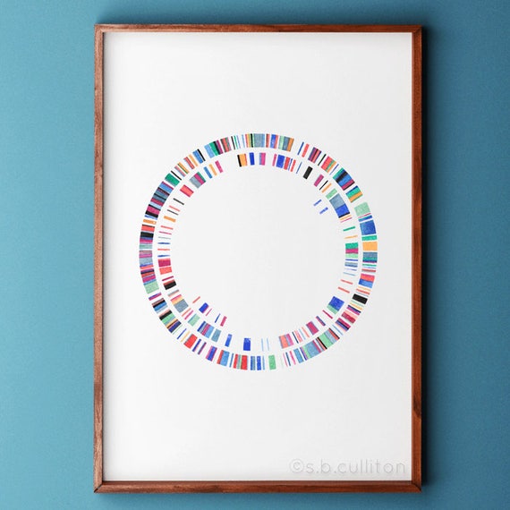 Science DNA Art - Genetic Kaleidoscope | Sticker