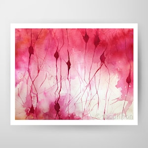 Neurona 10, Neuronas, Ciencia, arte científico, impresión científica, sciart, sbculliton, neurología, regalo para doctor, regalo para maestro, regalo científico, acuarela