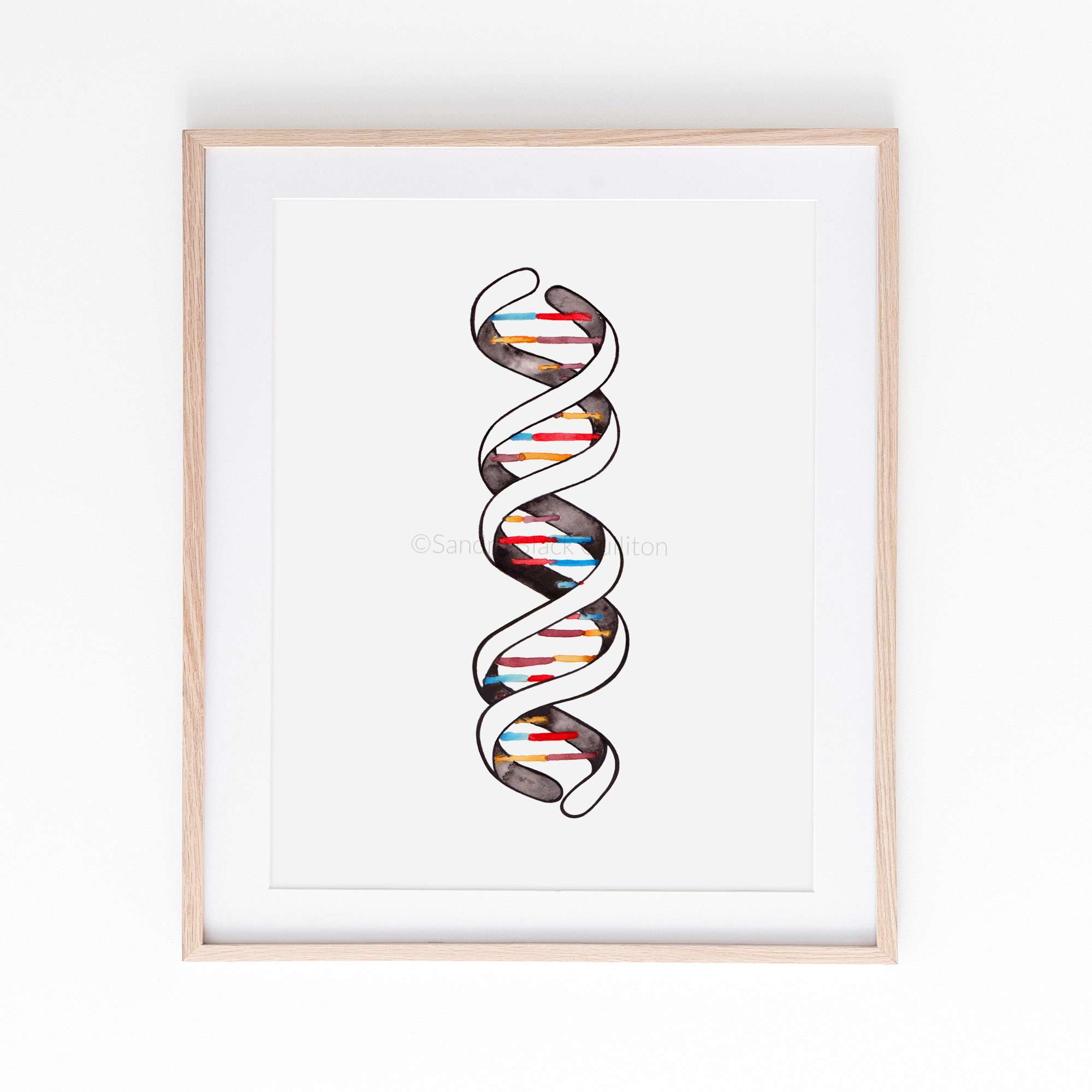 Science DNA Art - Genetic Kaleidoscope | Sticker