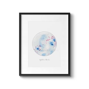 Mycobacterium tuberculosis 1, science art, science print, bacteria, microbiology, geekery, biology art, watercolor, bacteria print, print,