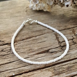 white anklet for the beach surfing vacations cruise wear wedding BEST SELLER image 1