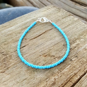 turquoise bracelet boho beach surfing vacation ocean lover image 2