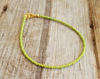 olive green anklet beach wear | summer holiday | surfing vacation jewellery