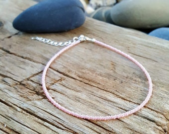 pale pink choker | beach wedding | rose neutrals