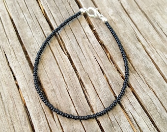 black anklet for the beach | party wear | surfing vacation