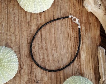 black anklet for the beach | party wear | surfing vacation