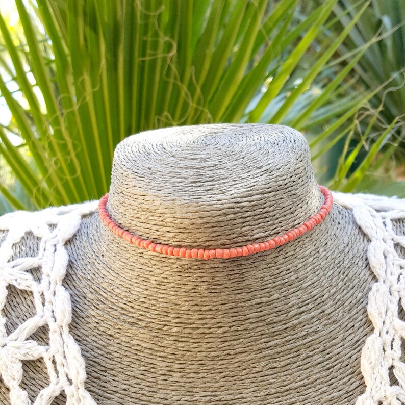 pink coral bracelet boho beach vacation wear soft pink image 4