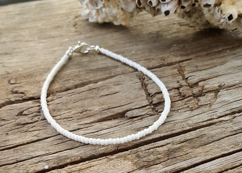 white anklet for the beach surfing vacations cruise wear wedding BEST SELLER image 1