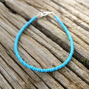 turquoise bracelet boho beach surfing vacation ocean lover image 1