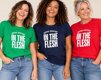 Camiseta de Asistente Virtual, Camiseta de Networking para Asistentes Virtuales, Camiseta para Negocios desde Casa