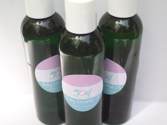 Baby Coconut Oil 3 75 Oz With Calendula Oil Hair Etsy