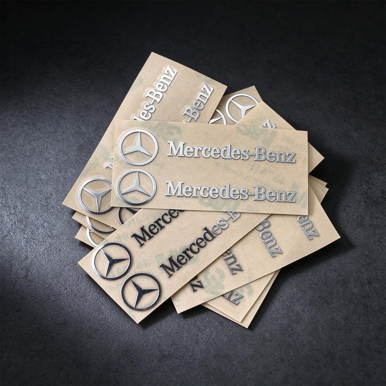 Mercedes Benz AMG Chrome Metal Sticker Self Adhesive Car Emblem Badge mercedes-benz-amg-chrome-metal-sticker-self-adhesive-car-emblem-badge