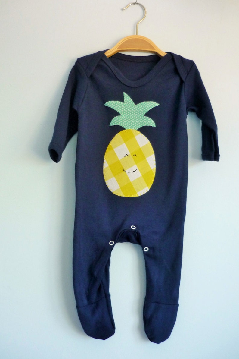 Pineapple babygrow unisex baby clothes kidswear baby boy Etsy