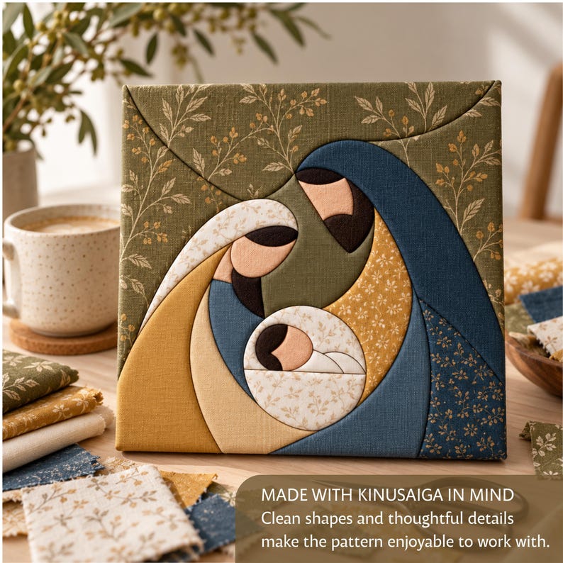 Nativity Scene Making Nativity Scene Kinusaiga Pattern, Holy Family Christmas Printable ...