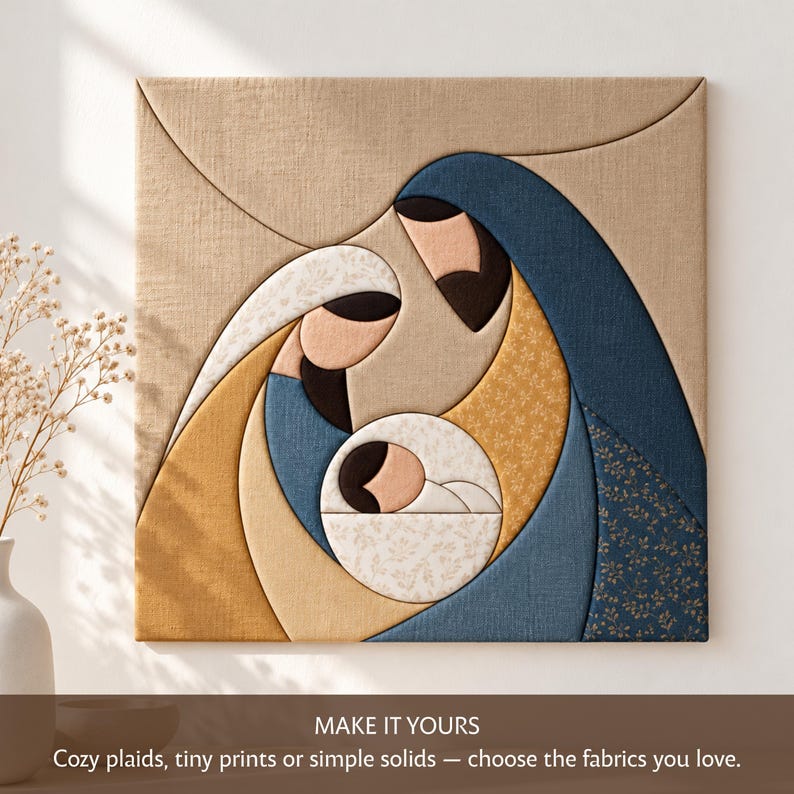 Nativity Scene Making Nativity Scene Kinusaiga Pattern, Holy Family Christmas Printable ...