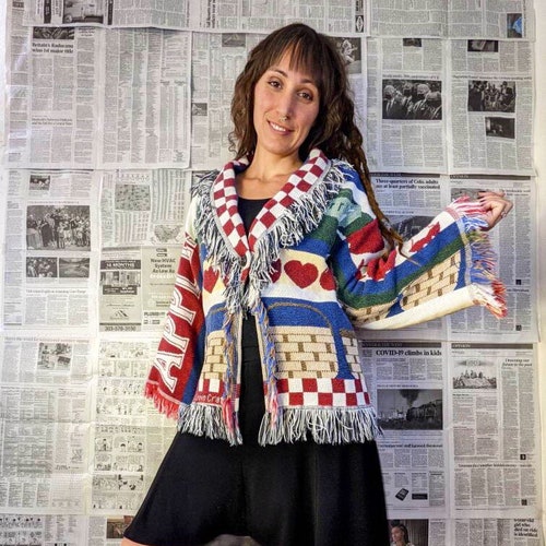 Apples to shops apples blanket coat