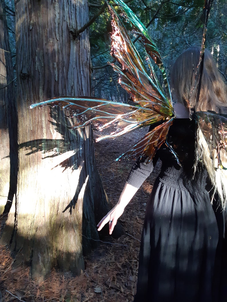 Unseelie Wings Dark Fae Fairy Wings image 9