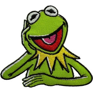 Kermit the Frog Muppets Patch Embroidery Badge Iron Sew On Clothing Jeans Jacket