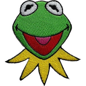 Kermit the Frog Muppets Patch Embroidered Badge Iron Sew On Jeans Jacket Clothes
