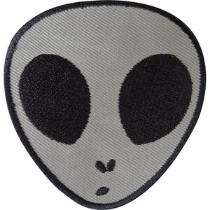Naszywka Obcego, haftowana, naszywana na żelazko, kurtka, odznaka NASA Space UFO Marsjanin