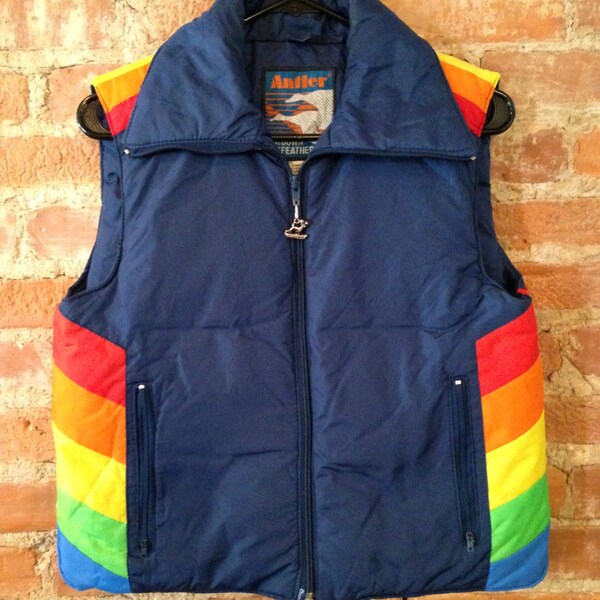 Antler Brand Rainbow Puffer Vest