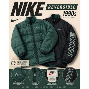 Green Nike Jacket - Etsy