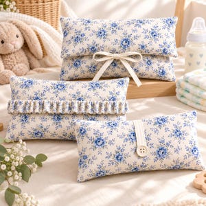 Blöjservetter-koppling 3 sömnadsmönster för nybörjare, PDF DIY babyservetter blöjorganisatör, våtservetterfodral, våtservetter och blöjbytespåse sömnad